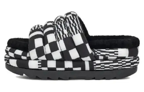UGG Slide Slippers Women's Black/White