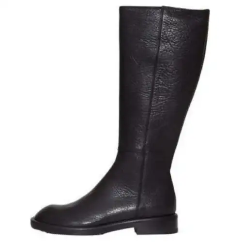 AGL Leather Knee high Boots Women's Black