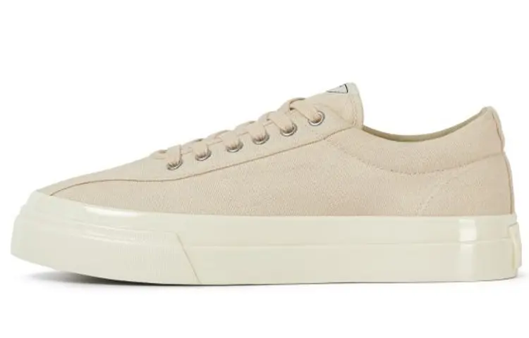 Stepney Workers Club Skateboard Shoes Men's Low Top Beige