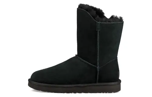 UGG Short Turnlock Snow Boots Black Women's
