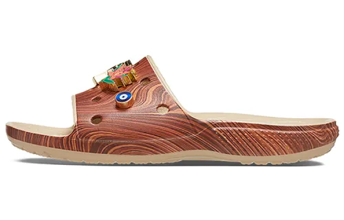 Crocs Sza X Classic Slide 'Woodgrain' Women's