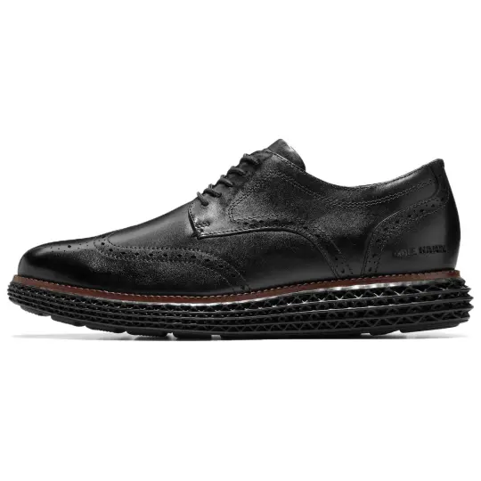 COLE HAAN Cow Leather Casual Shoes Men's Black