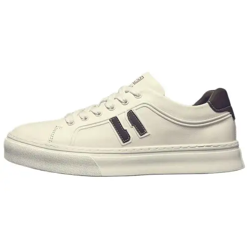 JANE HARLOW Abrasion Resistant Low top Skateboard Shoes Men's White