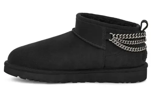 UGG Classic Ultra Mini Chains 'Black' Women's