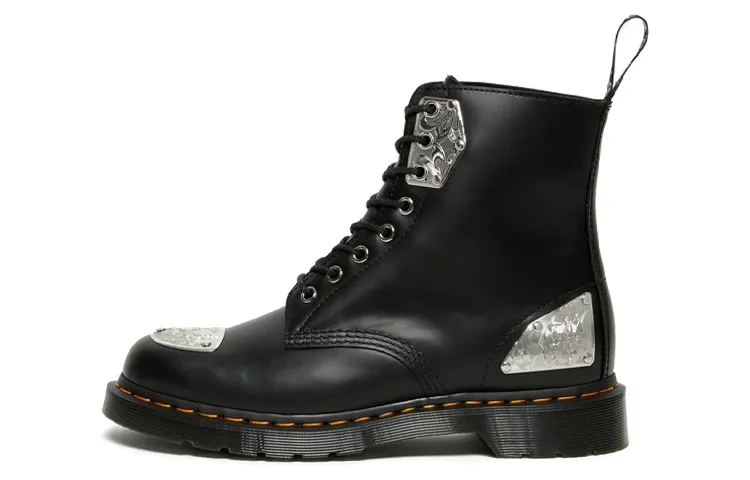 Dr. Martens King Nerd 1460 Combat Boots Black
