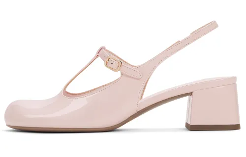 CHARLES&KEITH Small Ck PU, Textile One Strap Sandals 4.6cm Women's Multicolor