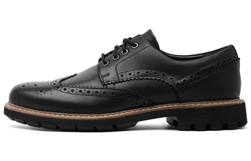 Clarks Dress Shoes Men's Low Top Black