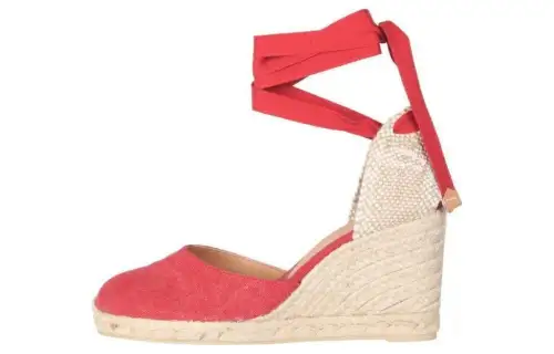 Castañer Wedge Heel High Heels Women's Red