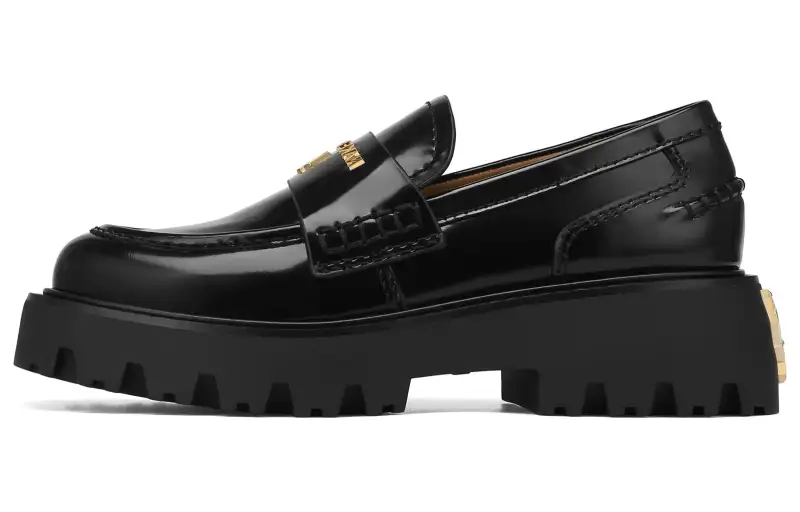 Naked Wolfe Flawed Cow Leather Loafers Women's Black