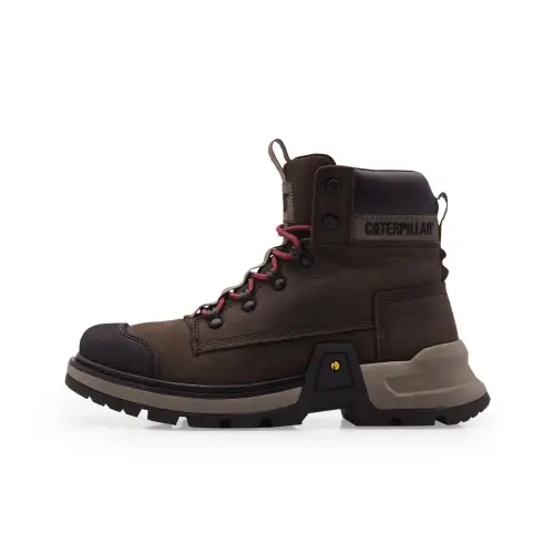 CAT Colorado Expedition WP SS23 Wear-Resistant Slip-Resistant Short Outdoor Boots Men's Dark Brown