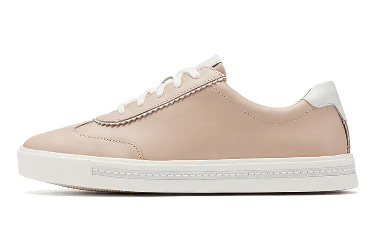 Clarks Skateboard Shoes Women's Low Top Light Pink