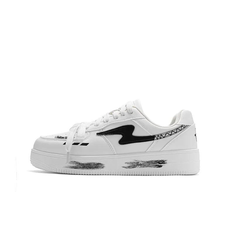 TALKING TOM Classic retro fashionable comfortable trend neon universal low white shoes for men and women, simple and elegant design