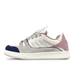 LuzaoT SUPER DRAG Low top Skateboard Shoes Unisex White Peach Ice Cream