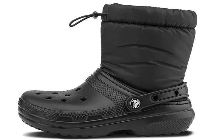 Crocs Classic Lined Neo Puff Boots 'Black'