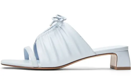 CHARLES&KEITH Composite Sole Slide Slippers 3.5cm Women's Light Blue Light Blue