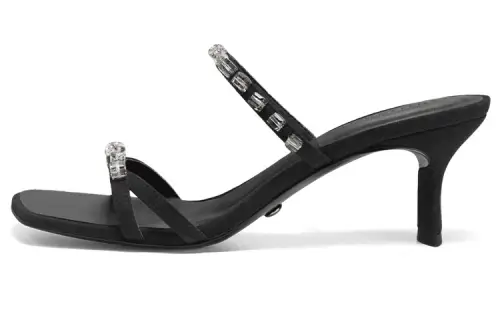 CHARLES&KEITH Composite Sole Quiet Slide Slippers Women's Black