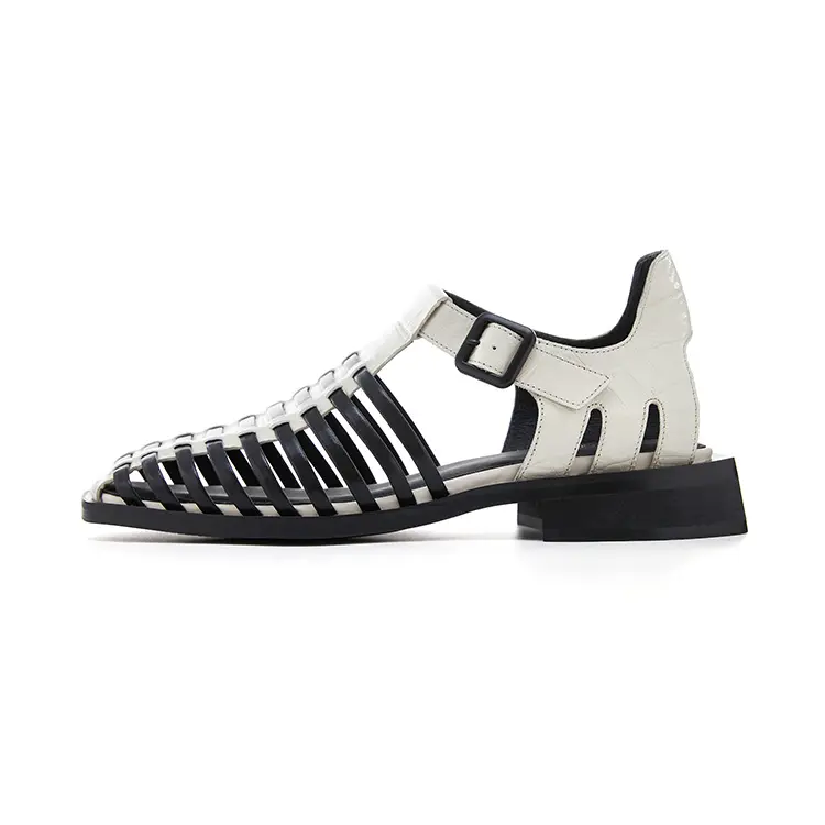 Marie Claire Stylish Sandal Women's Reverse White+Black