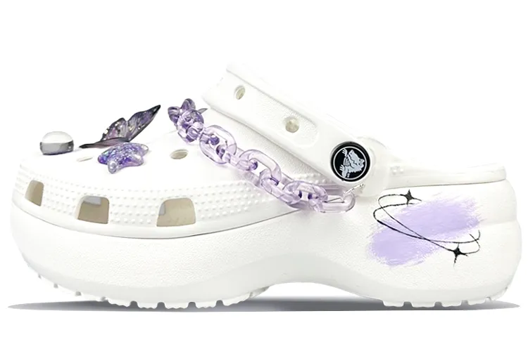 Crocs Classic Platform Clog Clogs Women's White