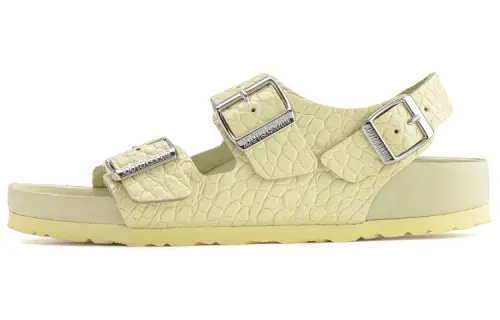Birkenstock Leather Stylish Sandal Women's Yellow