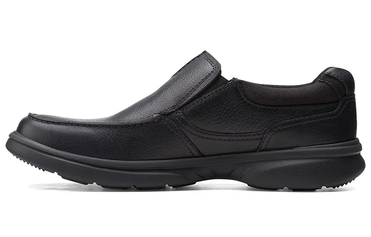 Clarks Casual Leather Shoes Men's Low Top Black