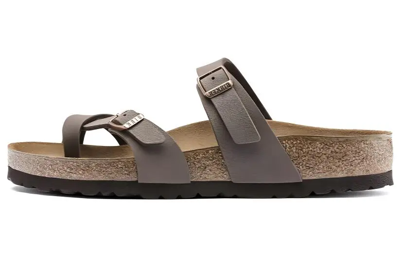 Birkenstock Mayari Slip Resistant Slide Slippers Unisex Brown Regular Loose Fit
