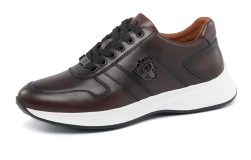 Chrisdien Deny Fashion Trend Low top Casual Shoes Men's Umber