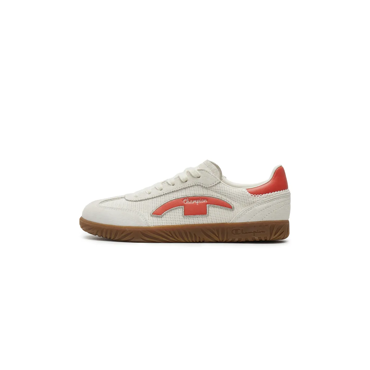 Champion Balance Low top Skateboard Shoes Men's Milk White/Old Red