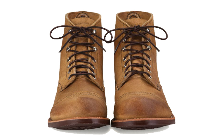 Red Wing Camel suede Iron Ranger desert boots