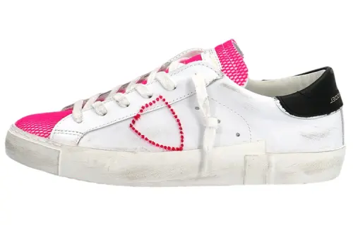 PHILIPPE MODEL Skateboard Shoes Women's Low Top Fuchsia