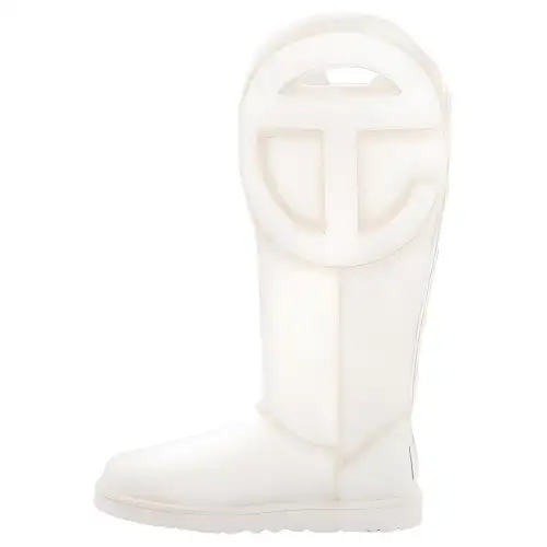 UGG X Telfar Logo Tall Crinkle White