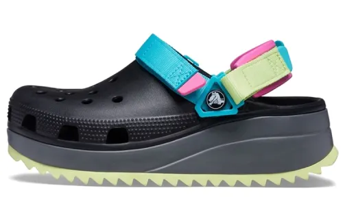 Crocs Classic Hiker Clog 'Black Blue Yellow'
