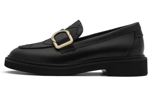 Clarks Cow Leather Loafers Women's Black