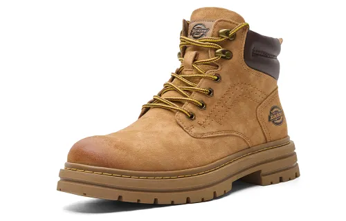 Dickies 10.5cm Combat Boots Men's Earth Yellow