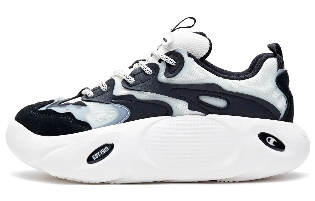 Champion Low top Chunky Sneakers Women's Black White