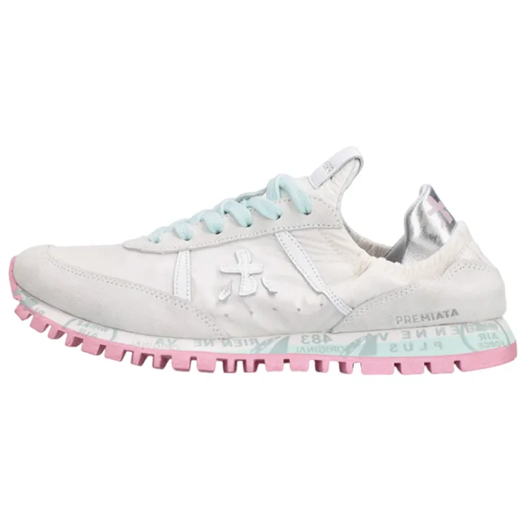 PREMIATA Low top Casual Shoes Women's Gray Silver