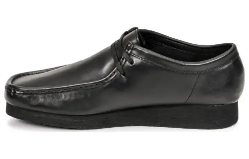 clarks Shacre Boot Black Leather