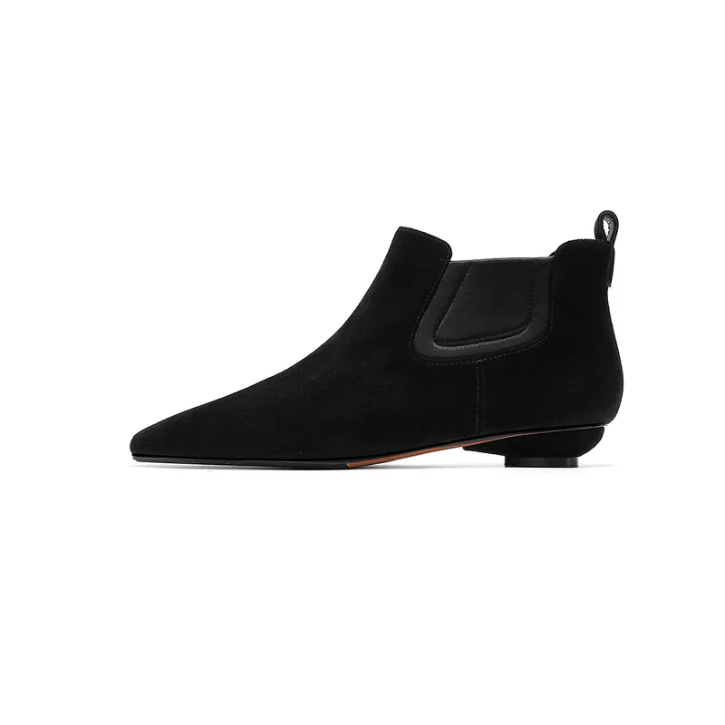 HARSON Ankle Boots Women's Black/Burnt Tea Green