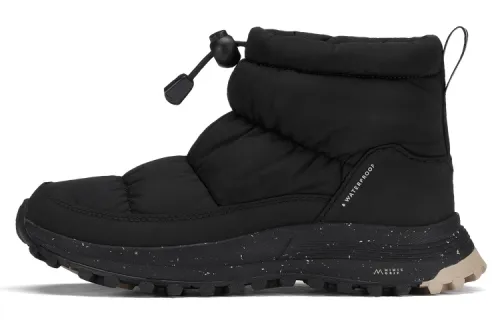 Clarks ATL Collection Fabric Thermal Slip Resistant Short Mid Calf Snow Boots Women's Black
