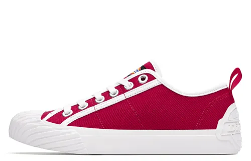 Dickies Canvas Shoes Unisex Low Top Orange Red