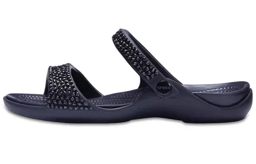 Crocs Slide Slippers Women's Dark Blue