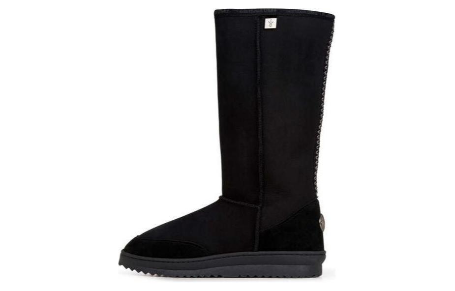 EMU Australia Sheepskin Knee High Snow Boots Women's Black