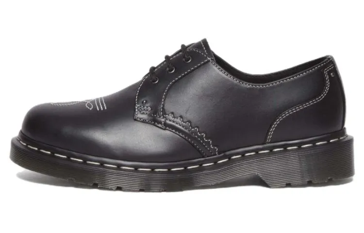 Dr.Martens contrast-stitching leather derby shoes Women's