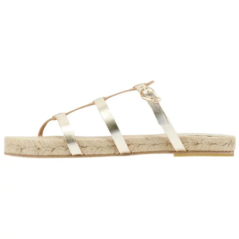 ANCIENT GREEK SANDALS x Castañer Rubber Sole Flip Flops Women's Platinum