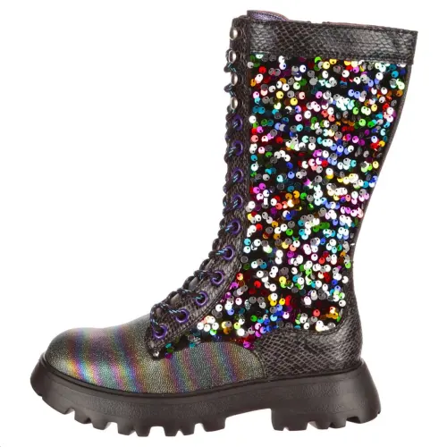 IRREGULAR CHOICE Pu Knee high Boots Women's Black