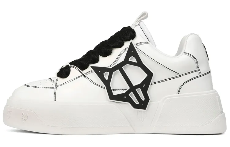 Naked Wolfe Kosa Leather Stylish Skateboarding Shoes Men's White
