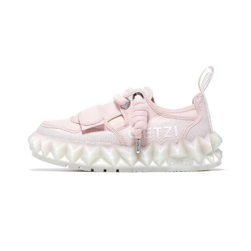 OETZI Fabric Stylish Skateboarding Shoes Women's Pink