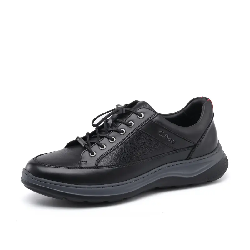 Chrisdien Deny Leather Men's Casual Shoes Men's Black