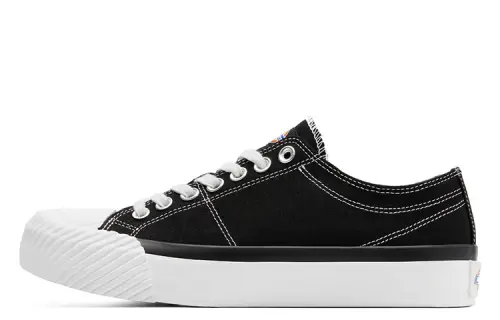 Dickies Canvas Shoes Unisex Low Top Black/White
