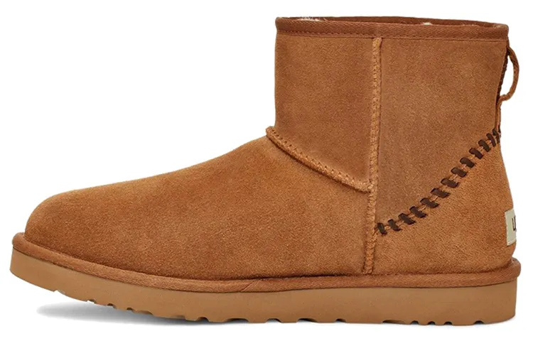 UGG Classic Mini Deco Suede Boot 'Brown'