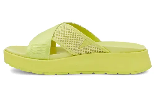 UGG Leather Stylish Sandal Women's Yellow